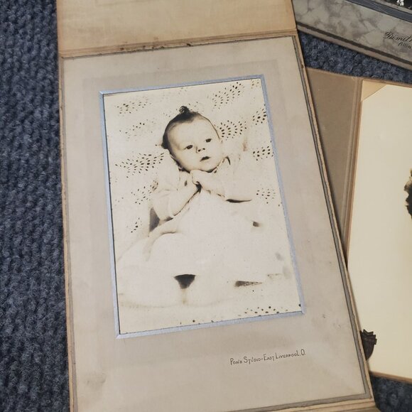 Vtg Large Cabinet Card Photos 1900s Alliance OH School Office Group Portrait #7 - Picture 7 of 8